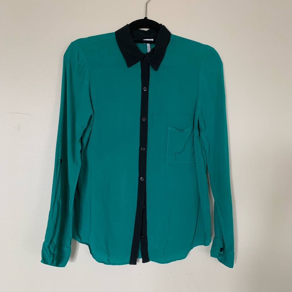 Splendid / green blouse / top